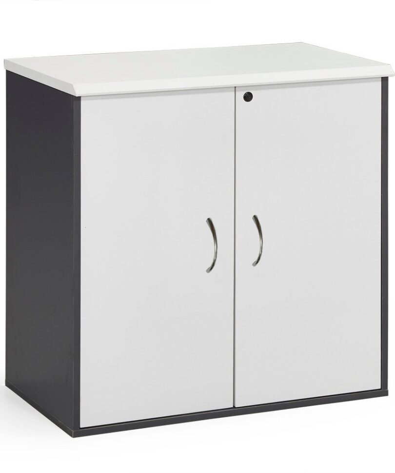 Swing door cabinet Grey+dark grey color